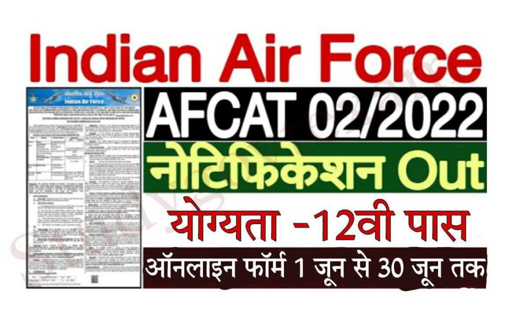 Indian Airforce AFCAT Recruitment 2023