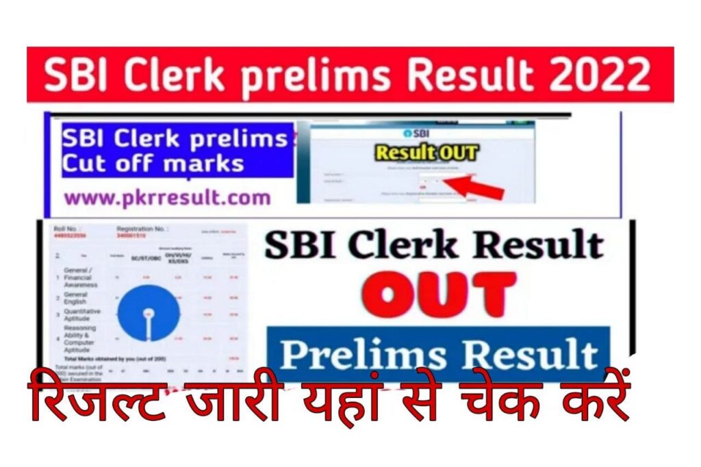 SBI Clerk Prelims Result 2023