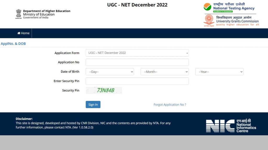 UGC NET Answer key 2023